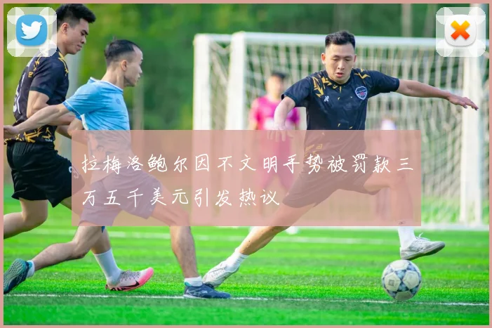 拉梅洛鲍尔因不文明手势被罚款三万五千美元引发热议